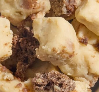 BKRY BKRY Cheesecake Bites 1 lb - 10 lbs Sweet Creamy Cheesecake Pieces for Ice Cream Frozen Yogurt Sundaes Milkshakes Dessert Toppings Inclusions Baking and Bakery Creations, 8 lbs