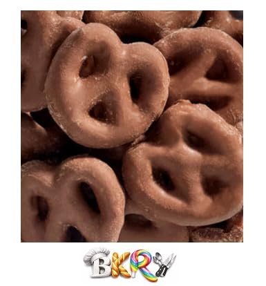 BKRY BKRY Mini Chocolate Covered Pretzels Topping 1 lb -19 lbs Sweet Salty Crunchy Milk Chocolate Covered Pretzel Pieces for Ice Cream Frozen Yogurt Cakes Cookies Milkshakes and Dessert Toppings, 1 lb