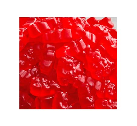 BKRY BKRY Wild Cherry Gummi Bears Candy 1 lb - 19 lbs Bulk Soft Chewy Fruity Wild Cherry Bear Gummies for Candy Buffets Party Favors Snacking and Sweet Treats (2 lbs, Pack of 2 lbs)